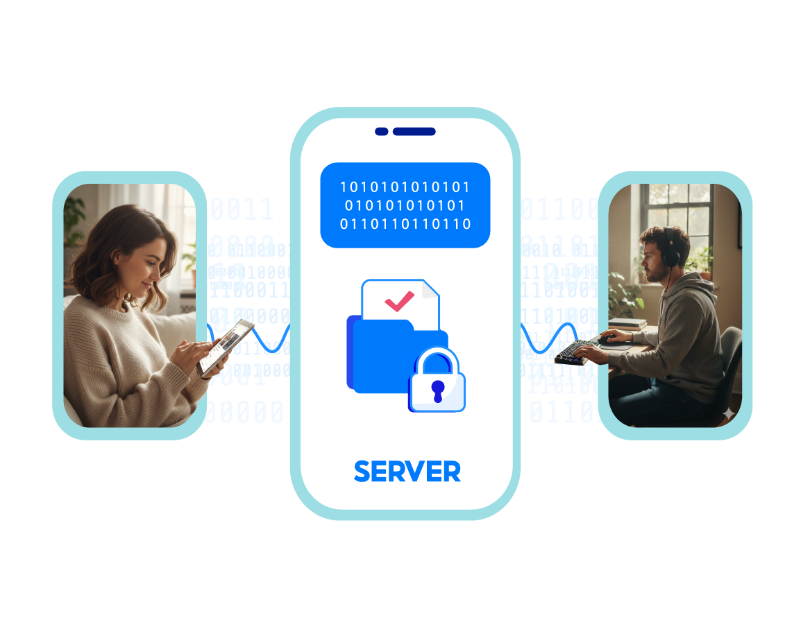 End-to-end encryption
